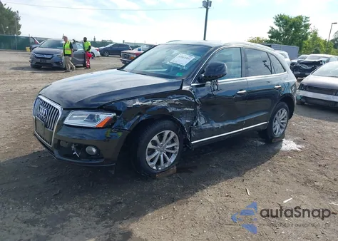 2016 Audi Q5 2.0T Premium from USA, damaged, VIN WA1L2AFP2GA031699